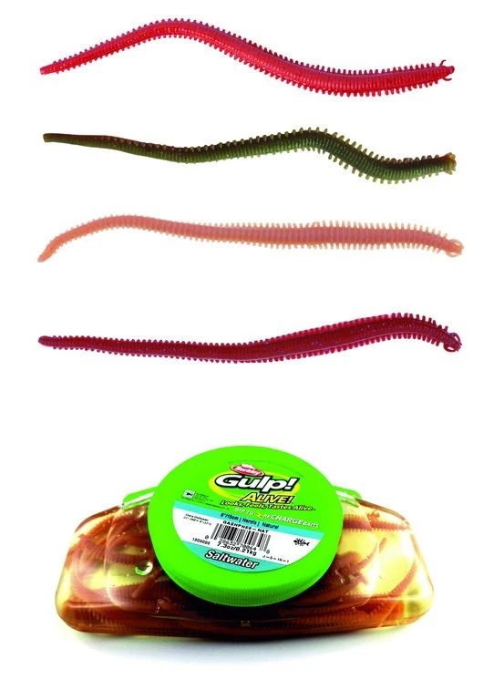 Berkley Gulp! Alive Nereis 15cm - Seeringelwurm 14 Stück 3 Berkley Gulp! Alive Nereis 15cm - Seeringelwurm 14 Stück