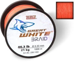 ZEBCO Great White Braid - Geflochtene Schnur - Orange -Angeln Verkauf 23610334e9hxKSKYOIMk 1280x1280