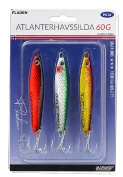 MARINOR ATLANTERHAVS SILDA 3er Pilker-Set Rot/Grün/Orange