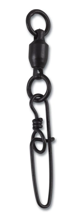 AQUANTIC Edelstahl Kugellager-Wirbel Schwarz 3 AQUANTIC Edelstahl Kugellager-Wirbel Schwarz