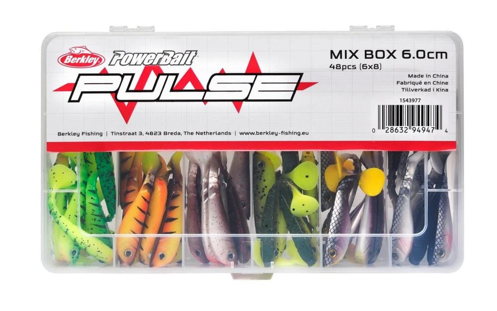 Berkley Pulse Shad Mix Box 3 Berkley Pulse Shad Mix Box