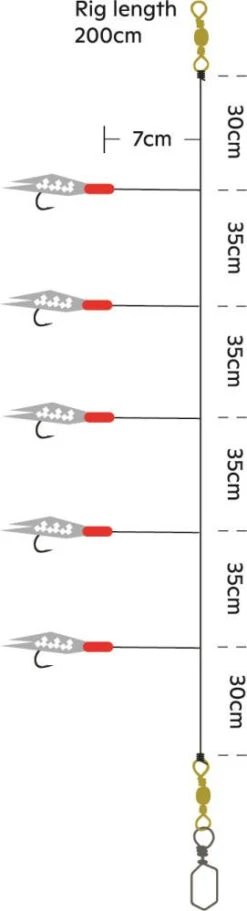 Kinetic Sabiki Flex Vorfach -Angeln Verkauf F160 231 039 4 767312 1280x1280
