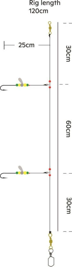 Kinetic Sabiki Advanced 360 - Vorfach 7 Kinetic Sabiki Advanced 360 - Vorfach -Angeln Verkauf F171 252 039 4 766666 1280x1280