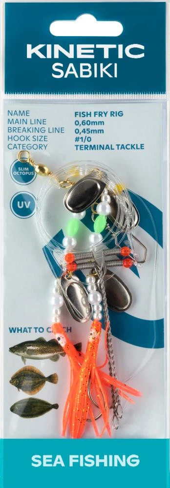 Kinetic Sabiki Fish Fry - Vorfach 3 Kinetic Sabiki Fish Fry - Vorfach