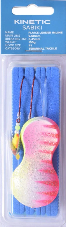 Kinetic Sabiki Plaice Leader Inline Rig - Buttlöffel 6 Kinetic Sabiki Plaice Leader Inline Rig - Buttlöffel – Bild 4