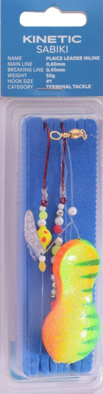 Kinetic Sabiki Plaice Leader Inline Rig - Buttlöffel 4 Kinetic Sabiki Plaice Leader Inline Rig - Buttlöffel – Bild 2