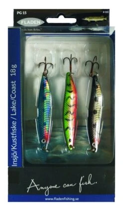 Fladen Nidingen Meerforellen-Blinker-Set - 3 Stück