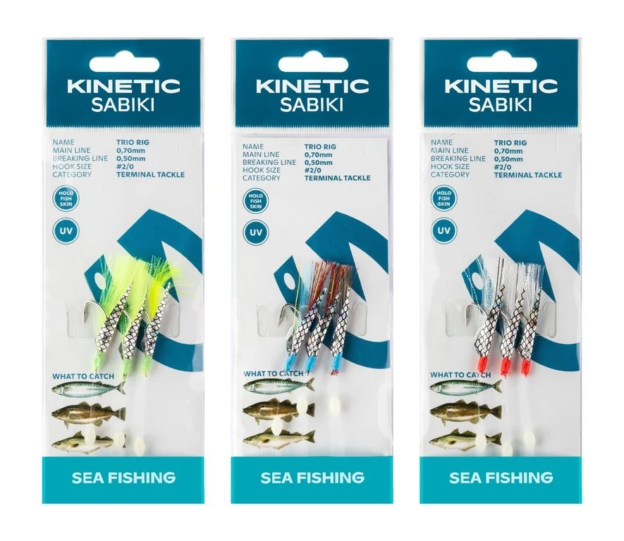 Kinetic Sabiki TRIO Rig - Vorfach 7 Kinetic Sabiki TRIO Rig - Vorfach – Bild 5