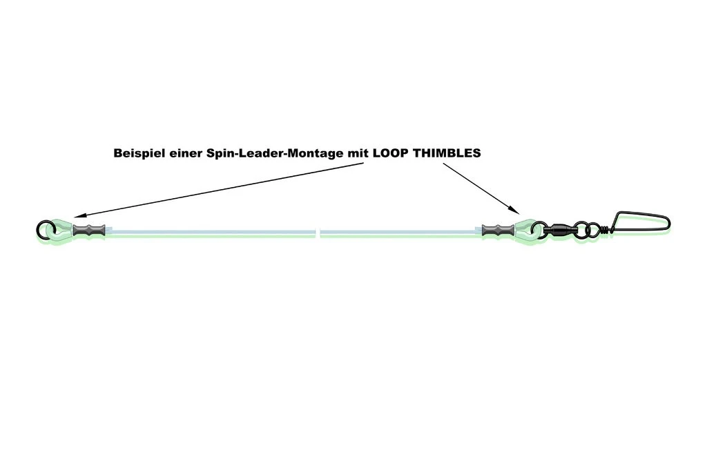 MADCAT LOOP THIMBLES - Schutzhüllen Für Gecrimpte Schlaufen 3 MADCAT LOOP THIMBLES - Schutzhüllen Für Gecrimpte Schlaufen