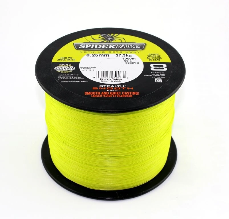 SPIDERWIRE Stealth Smooth 8 Yellow - 8-fach Geflochtene 3 SPIDERWIRE Stealth Smooth 8 Yellow - 8-fach Geflochtene