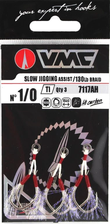 VMC Light Jigging Assist Hook 7117AH - Beifängerhaken 4 VMC Light Jigging Assist Hook 7117AH - Beifängerhaken – Bild 2