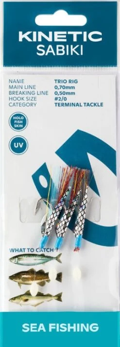 Kinetic Sabiki TRIO Rig - Vorfach 9 Kinetic Sabiki TRIO Rig - Vorfach -Angeln Verkauf f111 222 x1 1280x1280