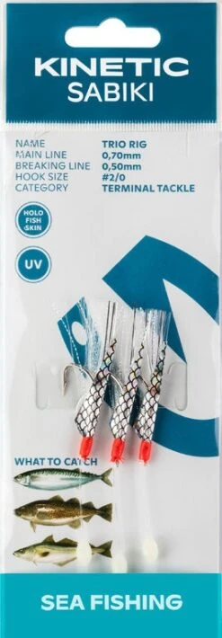 Kinetic Sabiki TRIO Rig - Vorfach 10 Kinetic Sabiki TRIO Rig - Vorfach -Angeln Verkauf f111 240 x1 1280x1280