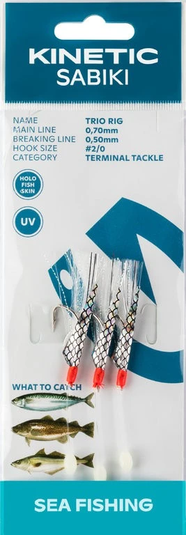Kinetic Sabiki TRIO Rig - Vorfach 6 Kinetic Sabiki TRIO Rig - Vorfach – Bild 4