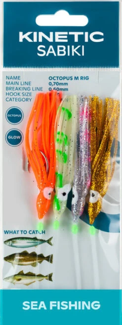 Kinetic Sabiki Octopus Rig Medium - Vorfach -Angeln Verkauf f118 156 x1 1280x1280