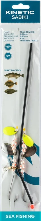 Kinetic Sabiki Sea Boom Rig Gr. 1/0 - Vorfach 6 Kinetic Sabiki Sea Boom Rig Gr. 1/0 - Vorfach – Bild 4