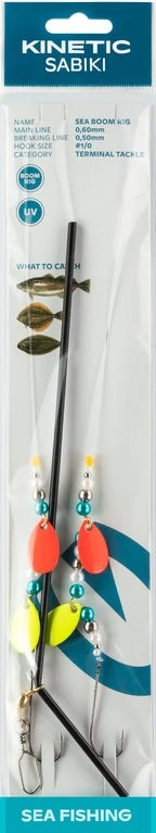 Kinetic Sabiki Sea Boom Rig Gr. 1/0 - Vorfach 7 Kinetic Sabiki Sea Boom Rig Gr. 1/0 - Vorfach – Bild 5